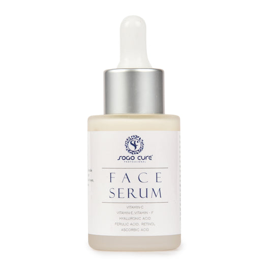 Natural Vitamin C Daily Glow Face Serum, Vitamin E Face Serum For Glowing Skin and dark spots, With 50x Vitamin F,