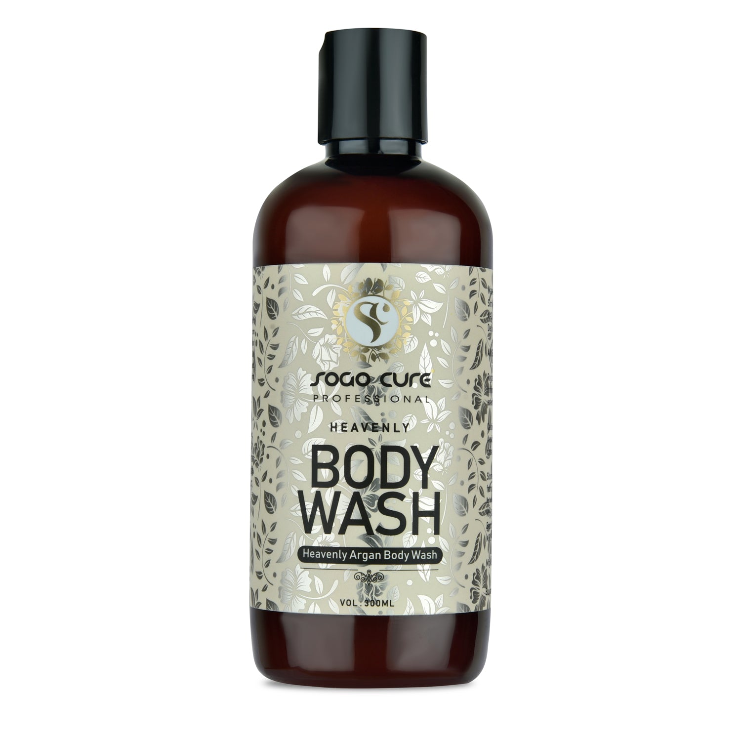 Body Wash Single Pump Bottle Essential Oil & Lemon Extracts for a Soft and Smooth Skin, pH Balanced Free of Parabens & Silicones Body Wash