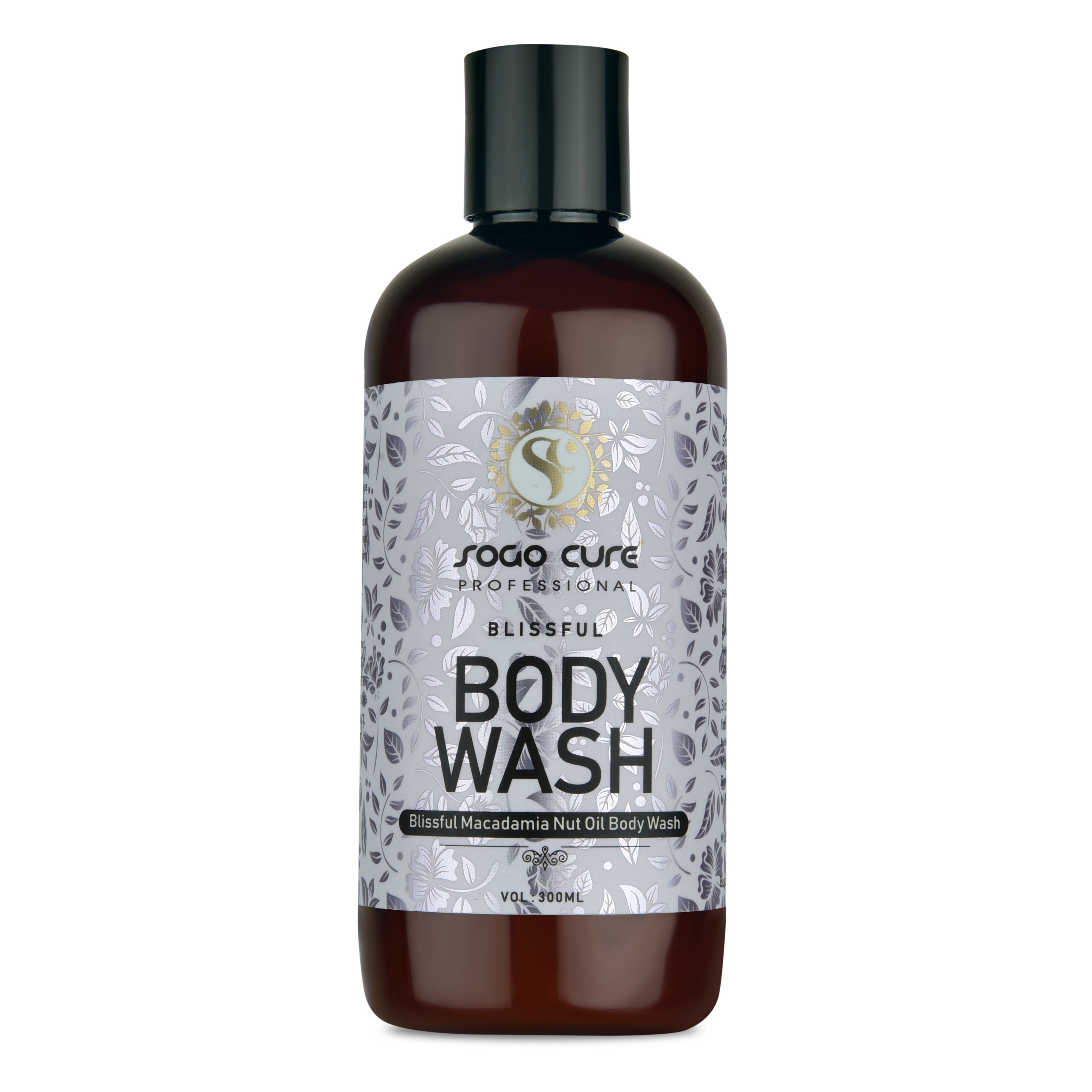 Blissful Body Wash Single Pump Bottle Essential Oil & Lemon Extracts for a Soft and Smooth Skin, pH Balanced Free of Parabens & Silicones Body Wash